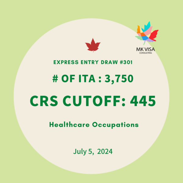 301 Express Entry Draw Healthcare Occupations MKvisaconsulting